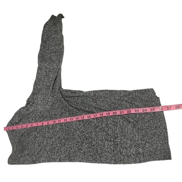 Torrid Sweater Women's Top 00 Grey Comfy Cotton  Pullover Sequin Crew Neck - Picture 6 of 7